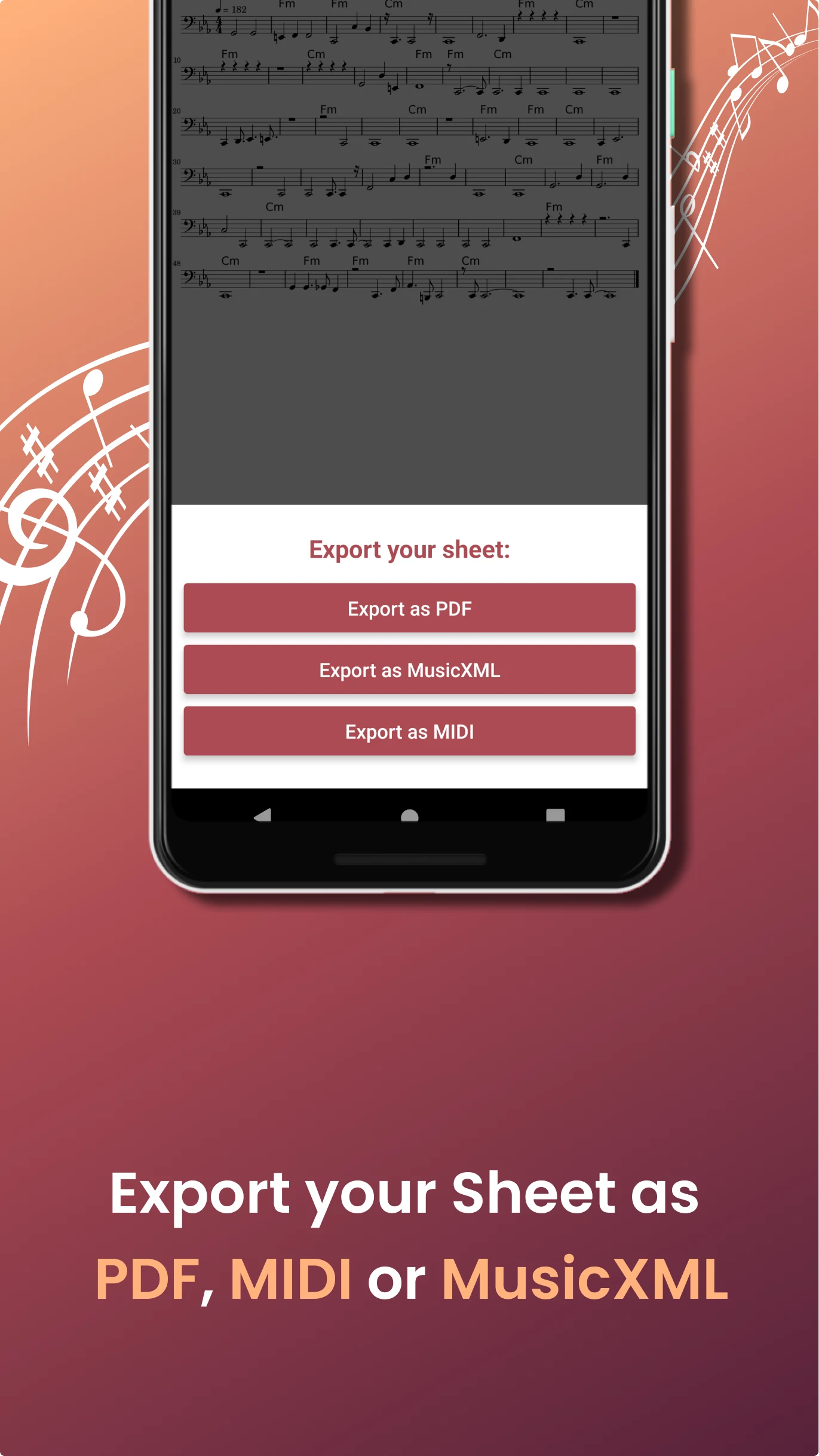 Sing2Notes – AI Vocal Notes screenshot